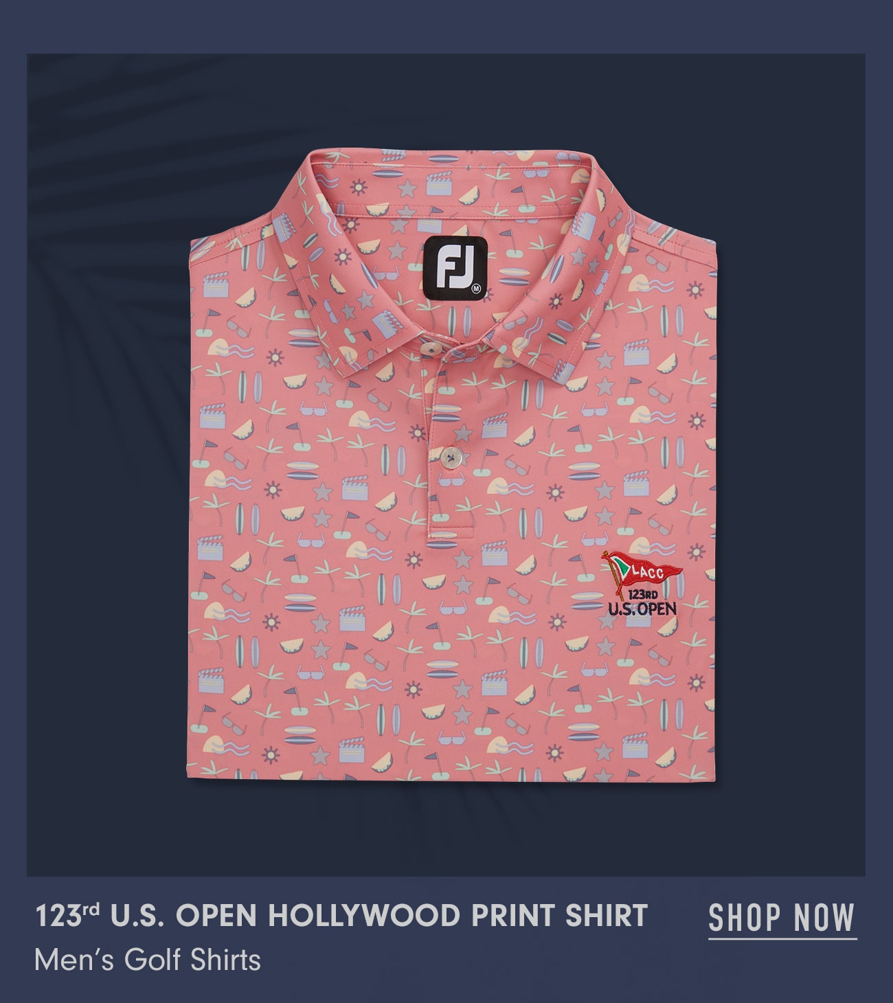 123rd U.S. Open Hollywood Print Shirt