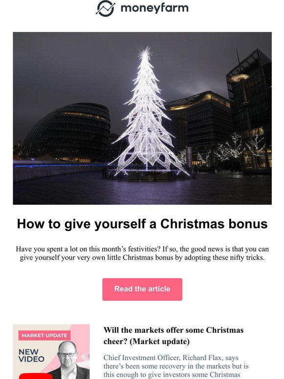 Give yourself a Christmas bonus