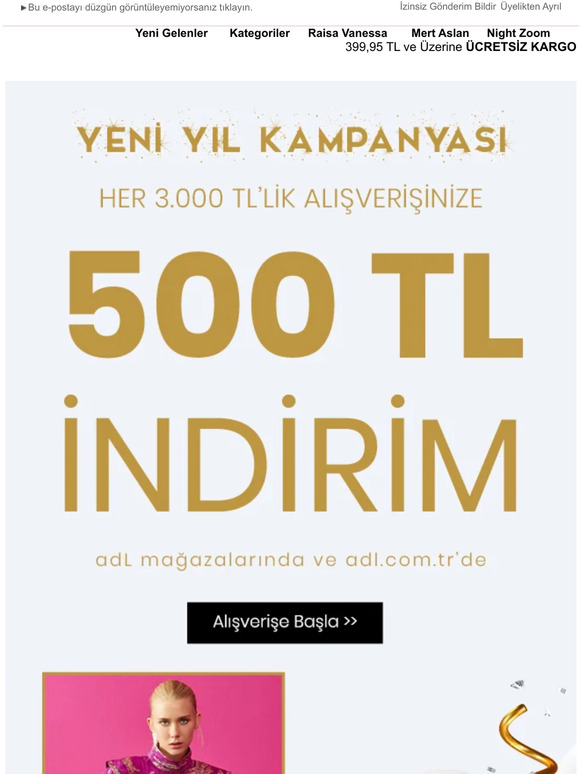Yılın Son Kampanyasının Keyfini Çıkarın!