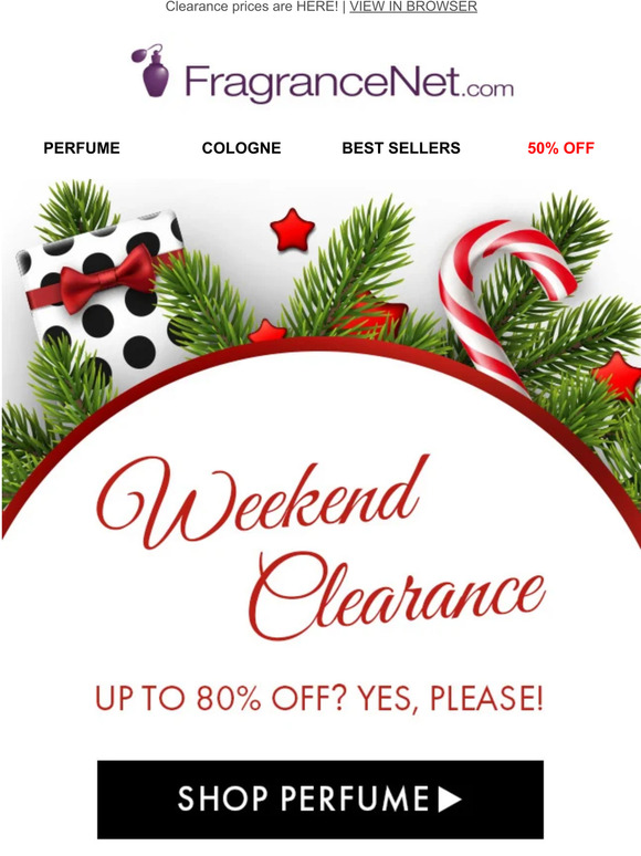 CLEARANCE 1000s of perfumes and colognes on sale now 😮