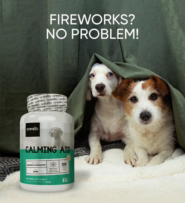 Animigo.eu Your Dog Scared of fireworks? No Problem! Milled