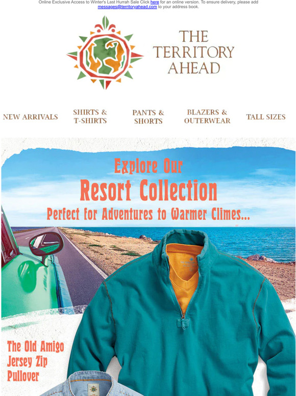 Territory Ahead Introducing Our Resort Capsule Milled