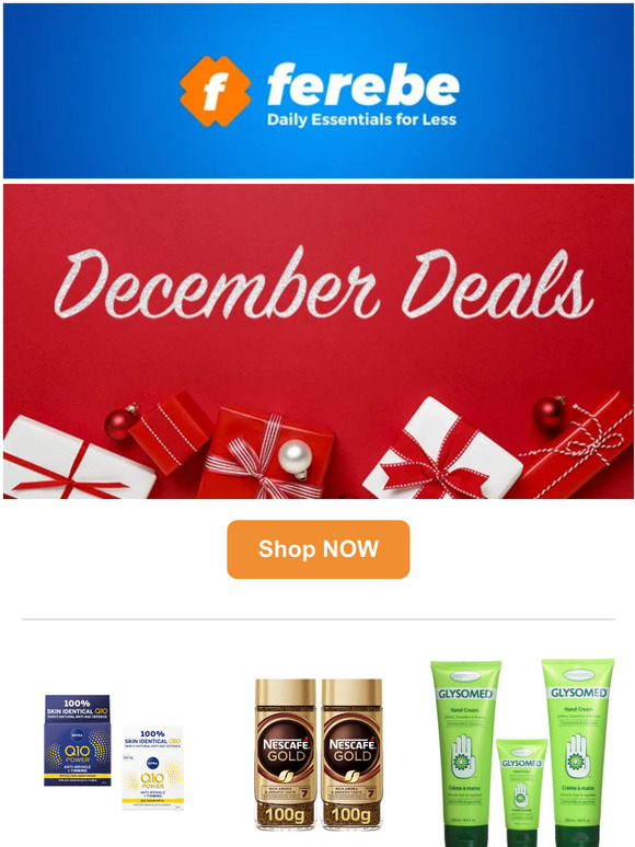 Check out these December deals! 🎄