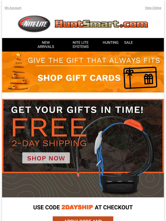There is still time with FREE 2-DAY SHIPPING