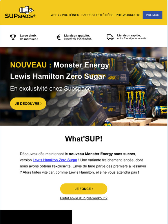 🆕 Découvrez le nouveau Monster Energy sans sucres !