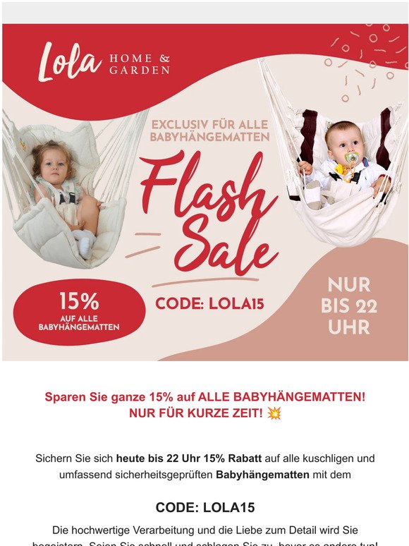 ⚡️ Flash-Sale ⚡️ Nur bis 22 Uhr ⏰