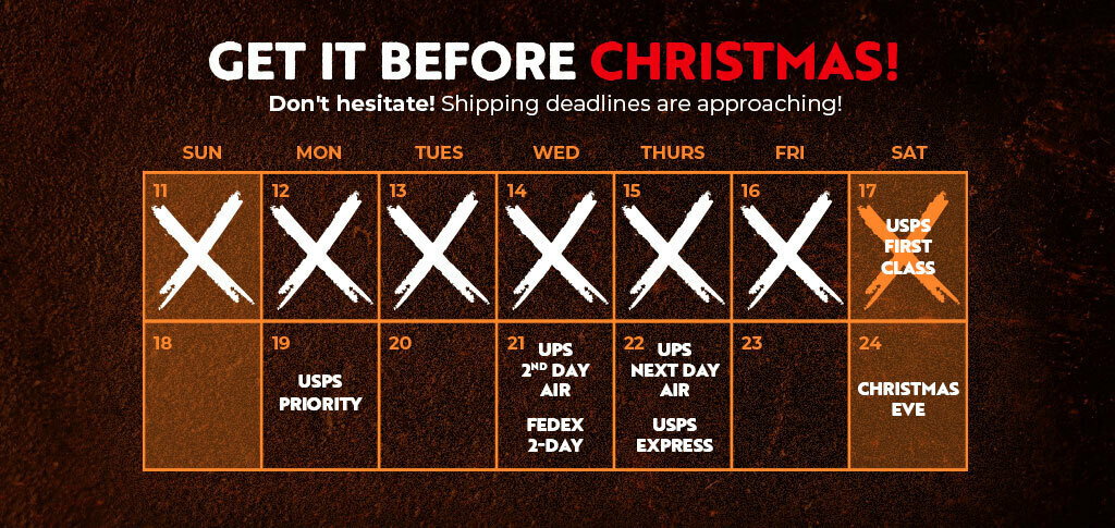 Christmas Shipping Deadlines
