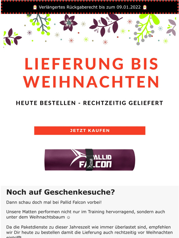 🎄 Lieferung vor Weihnachten sichern!