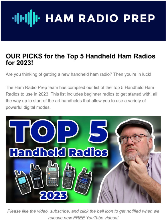 Top 5 Handheld Ham Radios for 2023! 📻 Milled