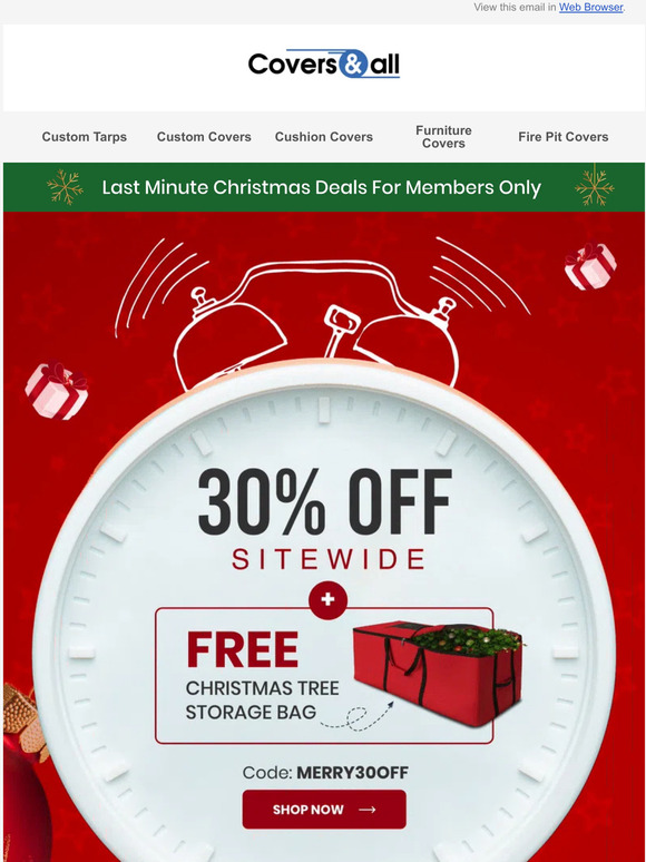 [FINAL DAY] Santa Sized Savings – 30% Off + a Bonus Gift