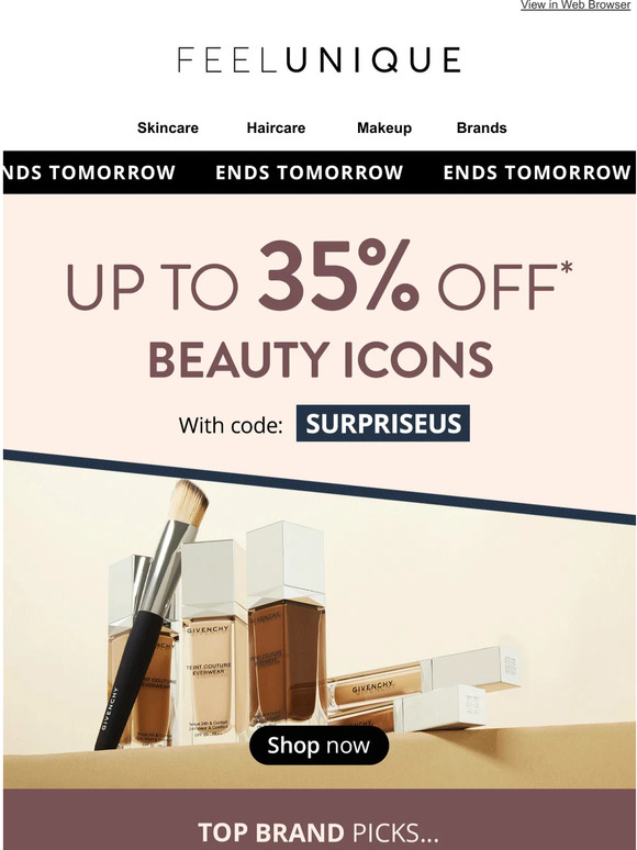 Ends tomorrow...Save up to 35% 🤩