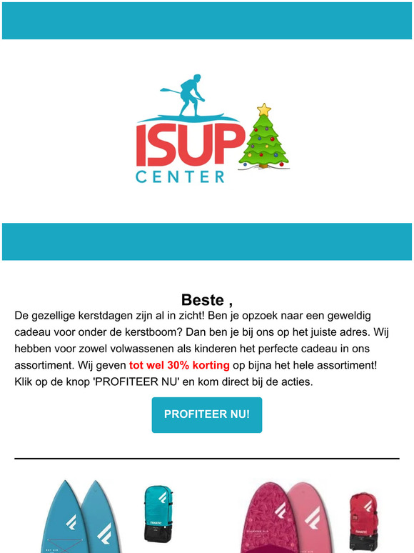 🎄🏄‍♂️🏄‍♀️SUPER KERST AANBIEDINGEN OP HET GEHELE SUP ASSORTIMENT!