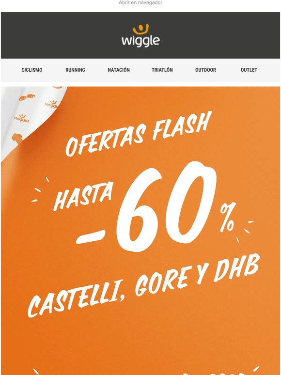 Wiggle ES Email Newsletters: Shop Sales, Discounts, and Coupon Codes