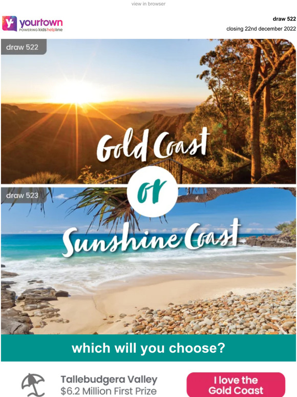 yourtown Prize Homes Sunshine Coast VS Gold Coast? Which are you choosing? Milled