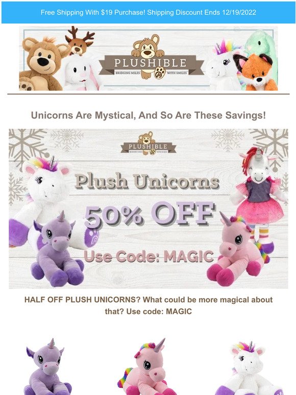 50% OFF! The Magic of Unicorns Must Be Real! 🦄 ⭐️