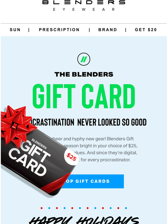 Blenders Eyewear Wrap Up Your Holiday Shopping With the Blenders Gift