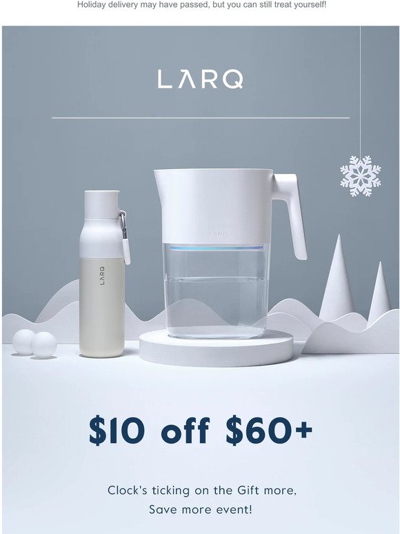 LAST CALL to save up to $50! ❄️
