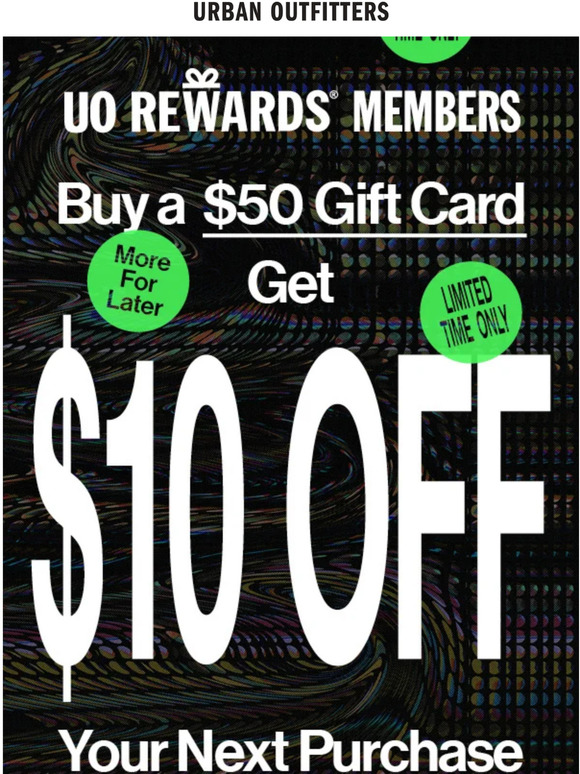 Urban Outfitters buy a gift card, get a gift (it’s that easy) Milled