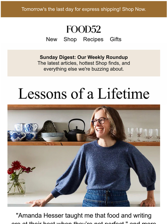 Food52 How Amanda Hesser changed the way we cook ️ Milled