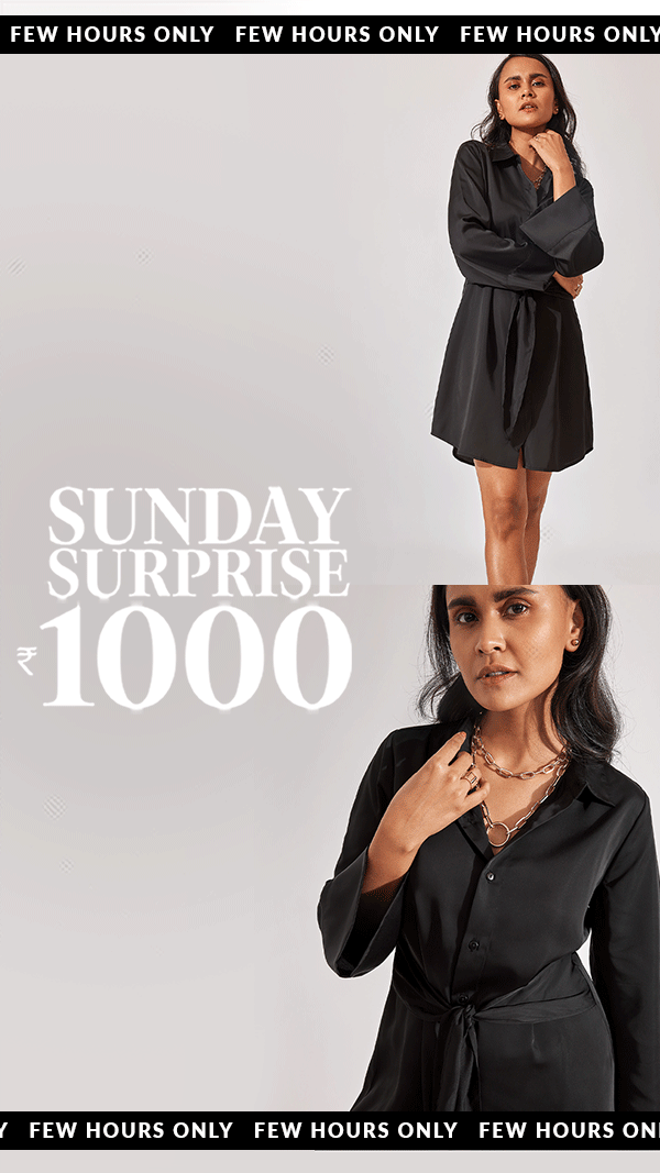 THE LABEL LIFE Rs.1000 FEW HOURS Holidayperfect dresses Milled