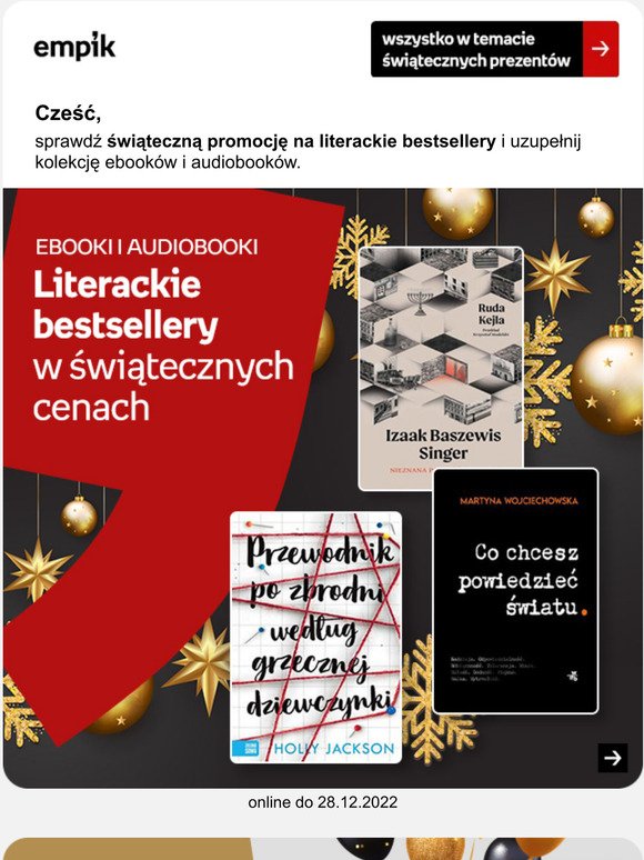 Ebooki i audiobooki w świątecznych cenach 🎄