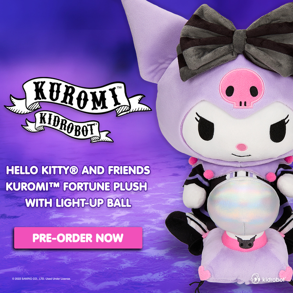 Hello Kitty and Friends Kuromi Fortune Medium Plush with Light-Up Ball -  Kidrobot