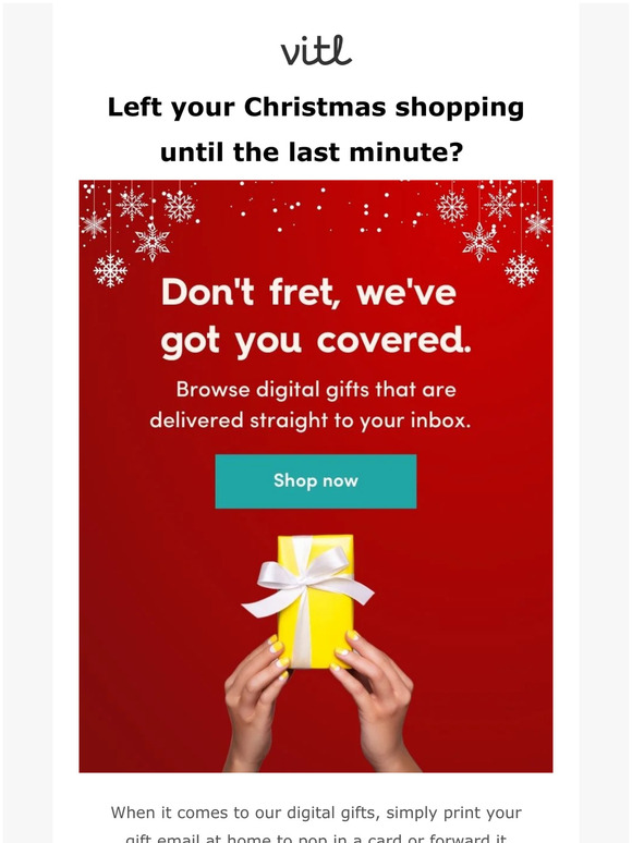 Left Christmas to the last minute? 🎁