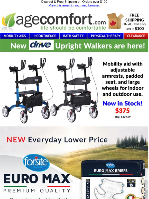 New Drive Upright Walker is here!