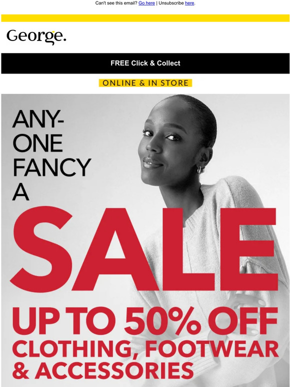 at Asda Anyone fancy a SALE! The best email you’ll read today