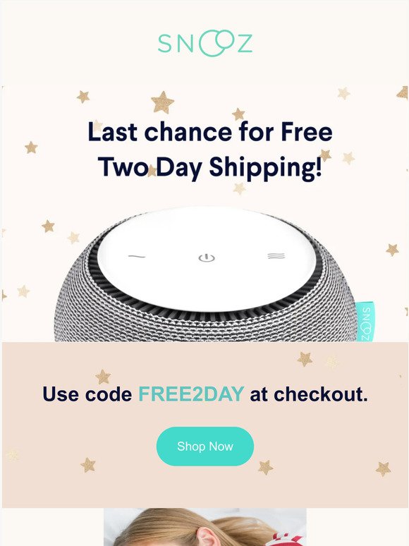 Last day for free 2-day shipping