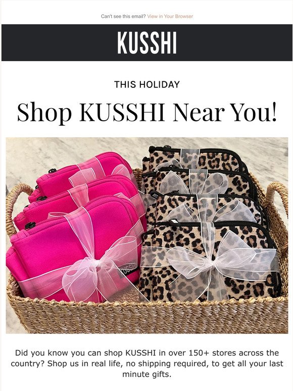 Shop KUSSHI In-Store!
