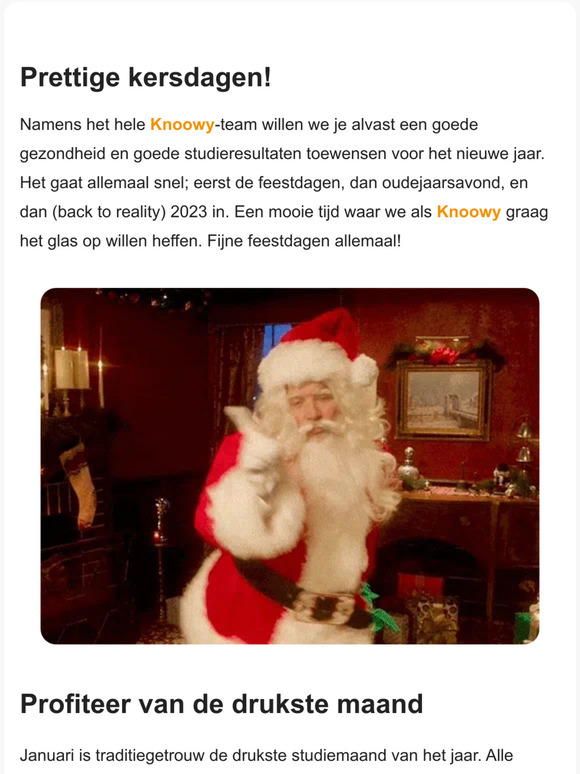 Fijne feestdagen en Profiteer in 2023