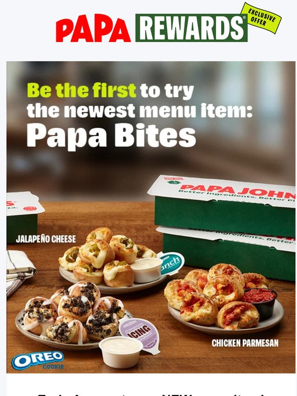 Let Papa John's do your cooking this Thursday with Papa's Meal Savers!  Enjoy six delicious Bundles as low as P399 and our Buy One Get One…