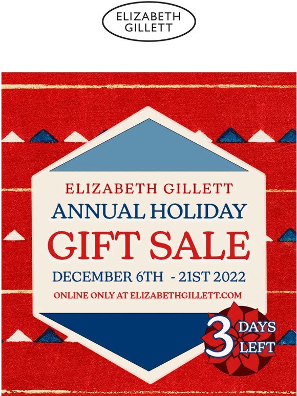 Online Gift Sale - Last 3 Days
