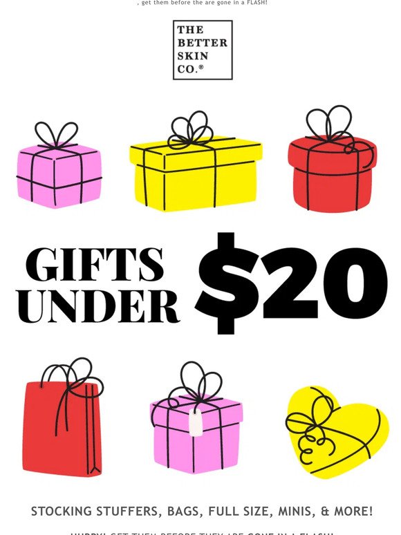 GONE IN A FLASH! 🎄 Gifts Under $20