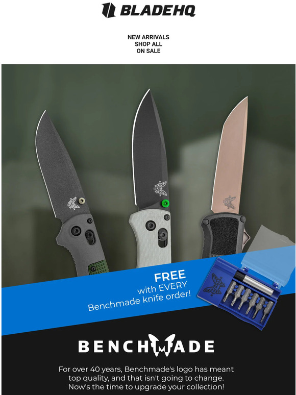 Blade HQ Source Benchmade On Sale + Giveaways! Milled