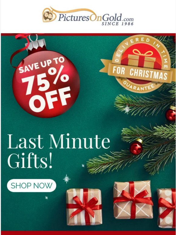 🎄 Hey, Get Up To 75% Off Last Minute Gifts!