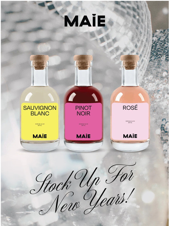 Maie Wines Email Newsletters Shop Sales Discounts and Coupon Codes