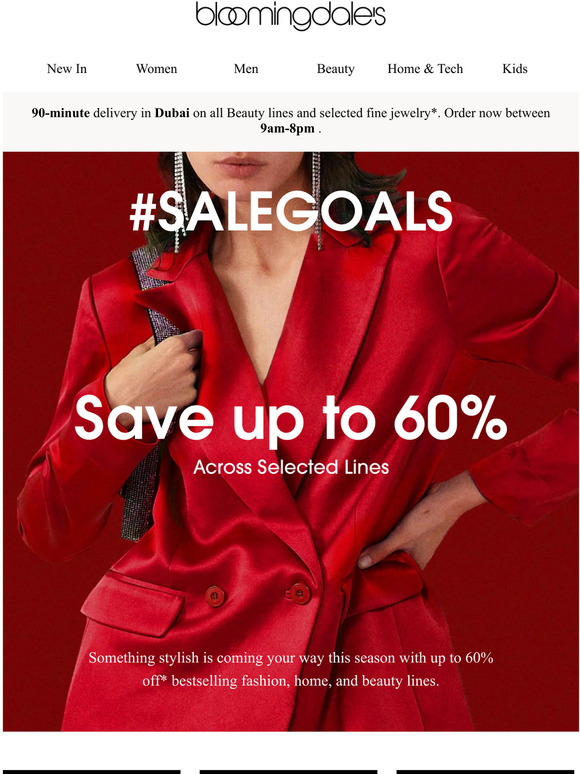 Bloomingdale's Says 60% Off