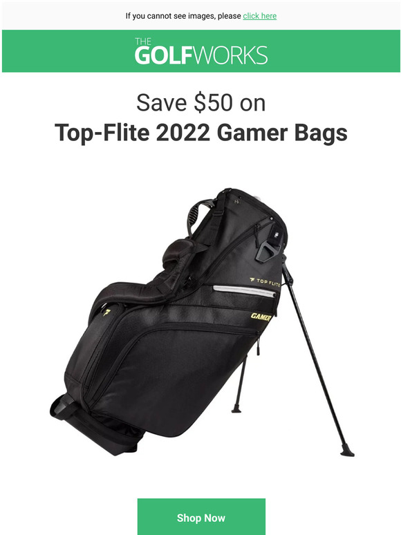 GolfWorks Get 50 off TopFlite bags! Milled