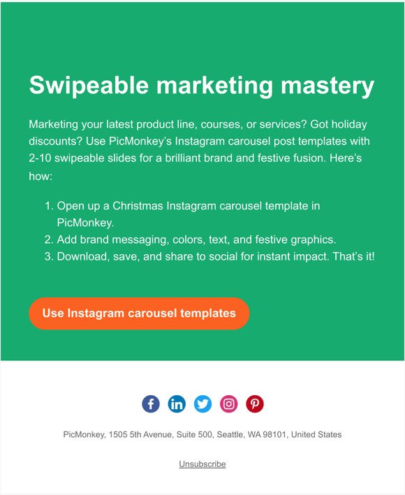 Quick Tip: Use Instagram Carousel Posts to Boost Holiday Campaigns