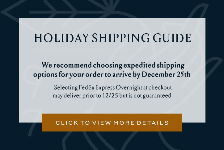 Holiday shipping Guide