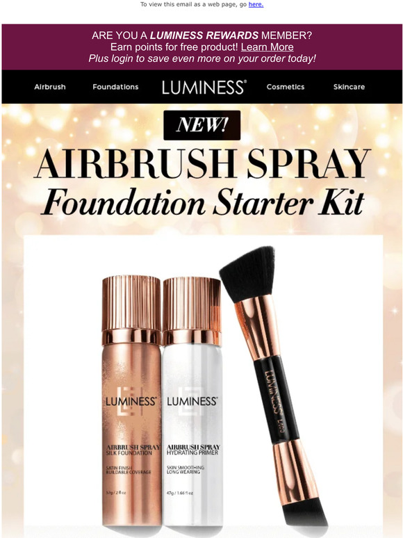 Luminess Air The fast & easy way to an airbrushed look without