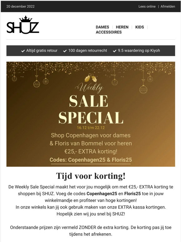 shuz.nl: Voor hem \u0026 haar | Sale special 🪩 | Milled