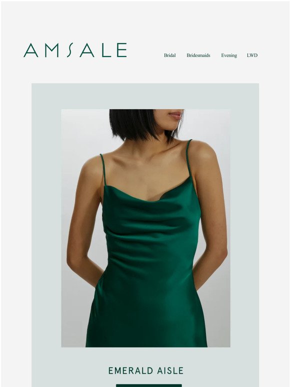 Made for Bridesmaids: Emerald Aisle