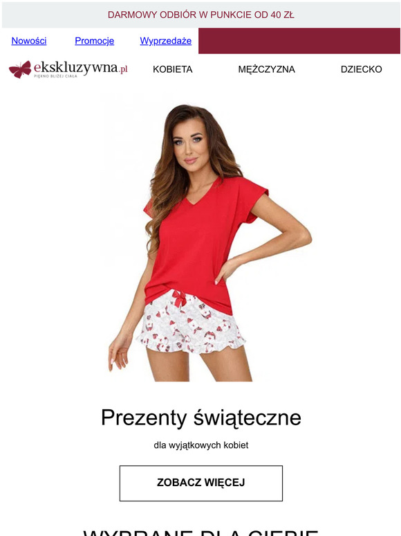 Prezenty na Święta dla niej! Wyjątkowe okazje w ekskluzywna.pl