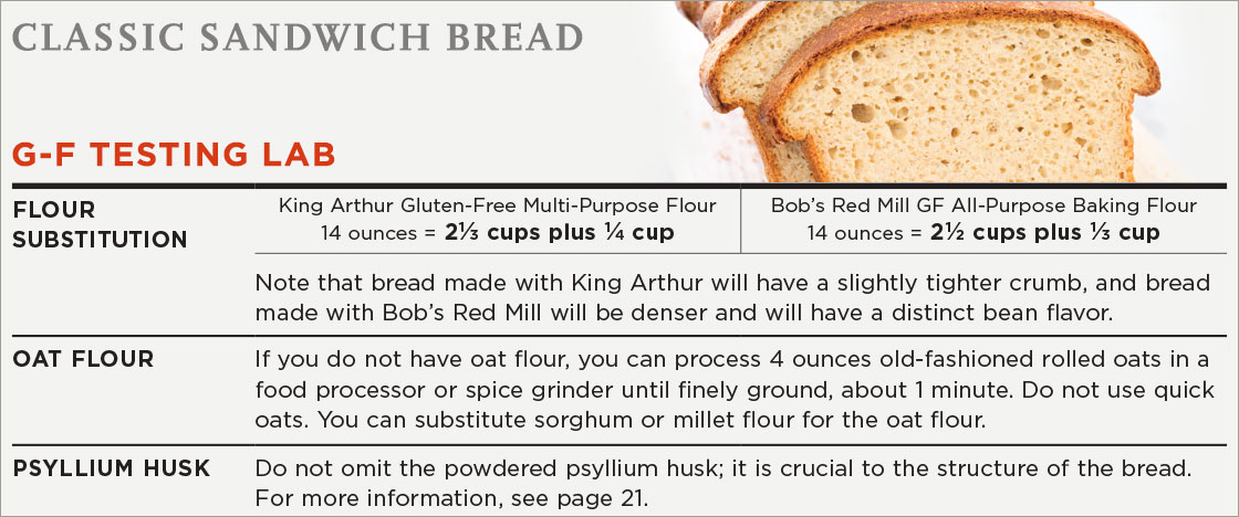 From the Book. Gluten-Free Testing Lab: Classic Sandwich Bread