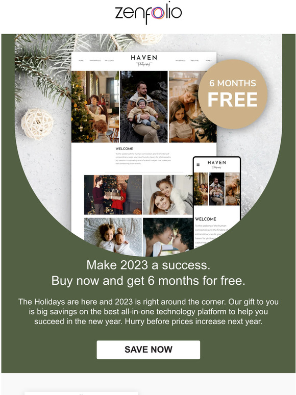 Get 6 Months for Free.