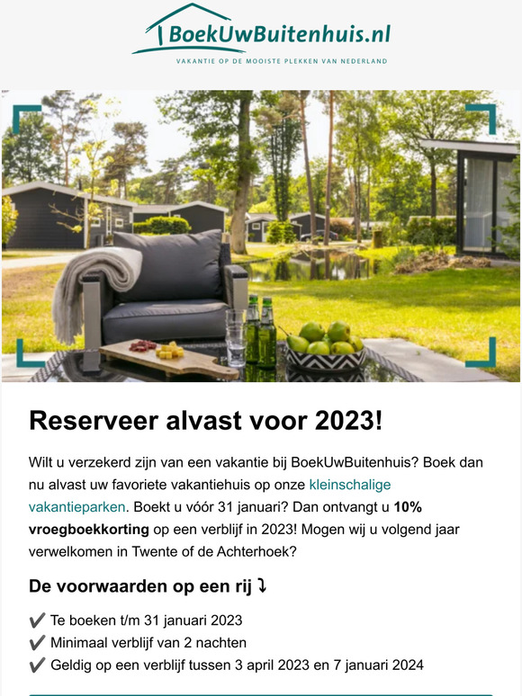 Vroegboekdeals 🎉