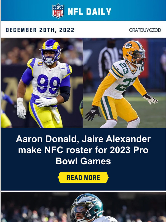 NFL Gamepass Pro Bowl Games roster announcement Milled